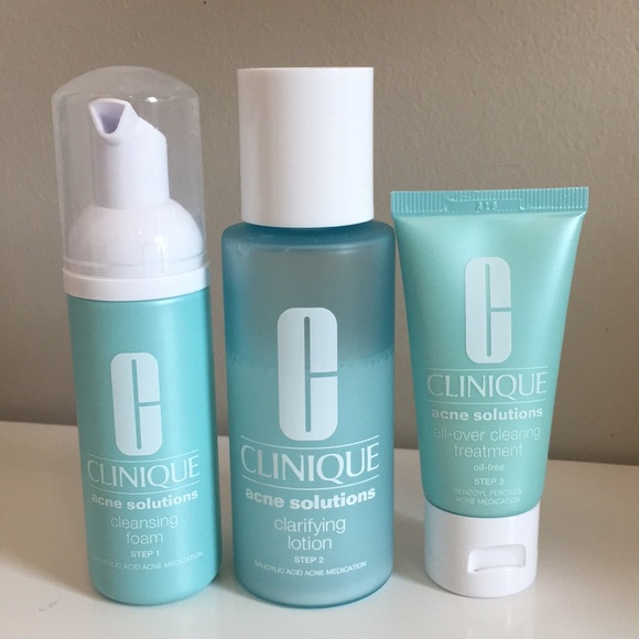 clinique 3 step acne solutions